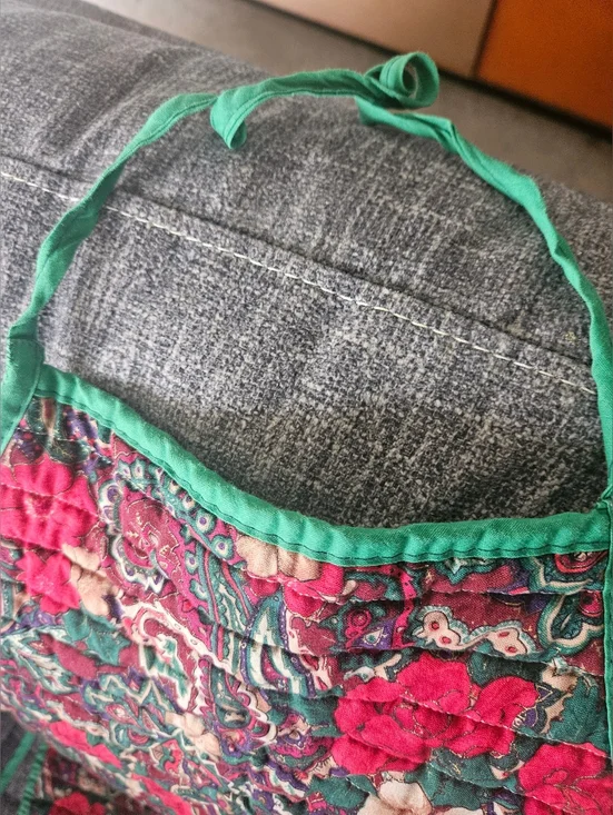 Homemade Quilted Apron - Picture 4 of 6